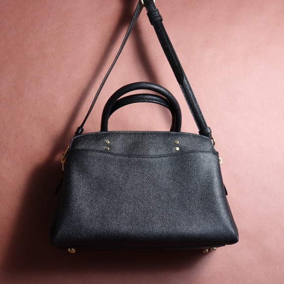 COACH Pebble Leather Hand bag with Shoulder strap - Mini Lillie Carryall - Picture 7 of 16